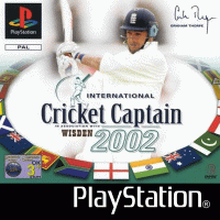 International Cricket Captain 2002 PAL Playstation  box art